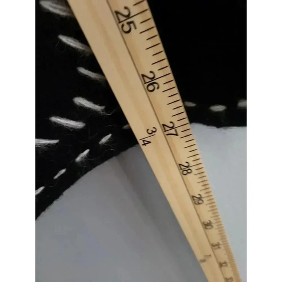 Vtg Napa Valley Button Up Black 100% Wool Embroidered Cardigan‎ Sweater Size Lg - Picture 7 of 9